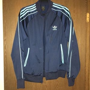 Men’s Adidas Track Jacket, Navy M